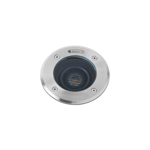 Faro Barcelona GEISER 180 Grey adjustable inox recessed 10° 12,5W — manufacturer representative image