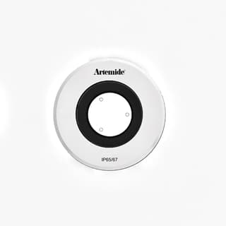 Artemide Ego Flat 90 downlight Round EL 3000K Aluminium IK10 — T42003ELPTW00