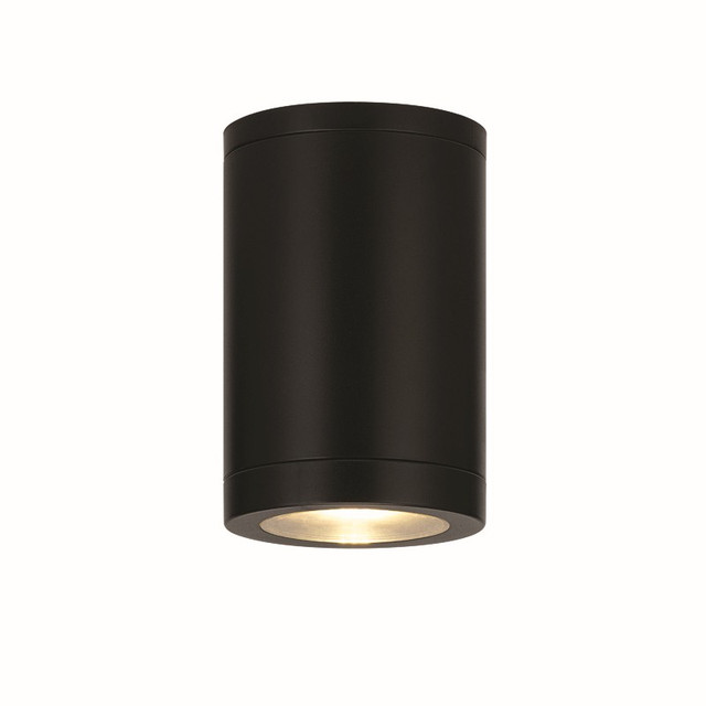 ACA Lighting GU10 ROUND CEILING LUMINAIRE 230V AC MATT BLACK IP65 GU10 MAX.7W — SL7033B