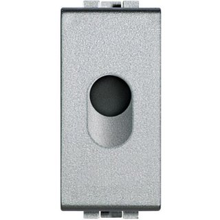 BTicino Blank plate with output hole diameter 9,5mm — NT4953