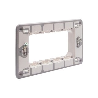 BTicino Supporting frame 4 modules - fixing with screws — J4704