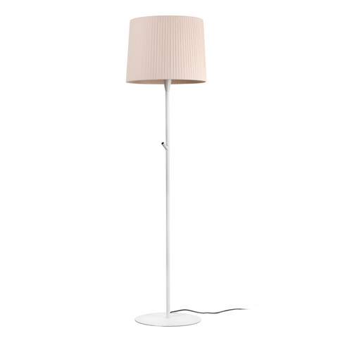 Faro Barcelona SAMBA White/ribbon beige floor lamp — manufacturer representative image