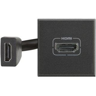 BTicino Pre-connected HDMI 2.0 connector - 2 modules — HS4284