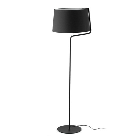 Faro Barcelona BERNI Black floor lamp — manufacturer representative image