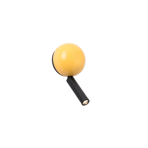 Faro Barcelona PRESS Yellow wall lamp reader — manufacturer representative image