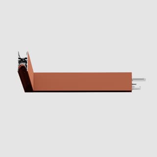 Artemide A.24 - Wall/Ceiling Diffused Emission - 90° Angle (same plane) - Direct Emission - 2700K - Brushed Copper — AQ37218