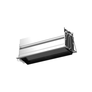 Artemide Sharp Wall Washer - Trim - 4 optic unit - 44W - 2700K - Silver/Black — AF25605