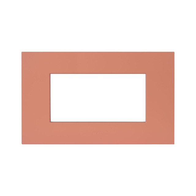 AVE SMART EASY S44 TECHNOPOLYMER PLATE, TERRACOTTA COLOR – MATT FINISH – 4 MOD. — 44PSME4TCO