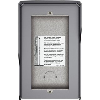 BTicino Wall-mounting box 2 modules with integrated rainshield - Allstreet — 350623