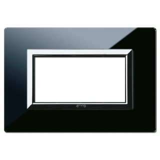 AVE VERA44 GLASS FRONT PLATE A.BLACK 4M — 44PV4NAL