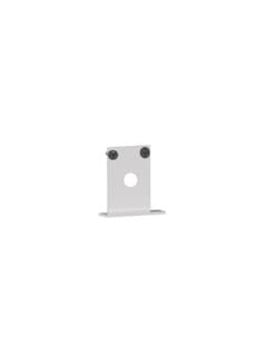 Zambelis 20108-1W END CAP FOR MAGNETIC RECESSED TRACK WITH HOLE SANDY WHITE