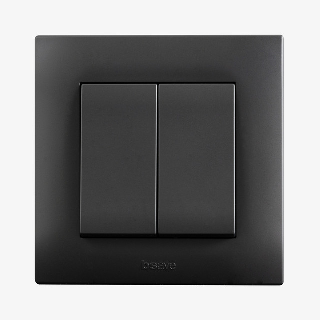 AVE 10AX 2 GANG 2-WAY SWITCH TEKLA — BSG21002 — manufacturer representative image