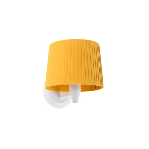 Faro Barcelona SAMBA White/ribbon yellow wall lamp — manufacturer representative image