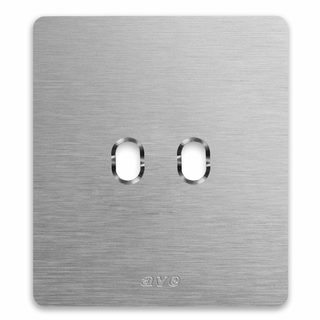 AVE NAT.ALUM.NEW STYLE PLATE 2C ROUND B — 44PANT22ALS