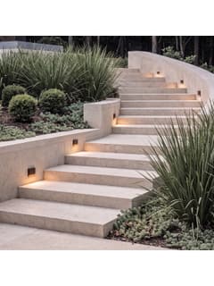 Zambelis E530 OUTDOOR STEP LIGHT LED 6W 3000K SANDY COFFEE ALUMINIUM PC DIFFUSER IP54
