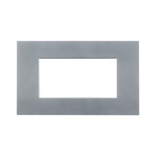 AVE SMART EASY S44 TECHNOPOLYMER PLATE, ALLUMIA TECH GREY COLOUR – GLOSSY FINISH – 4 MOD. — 44PSME4ALS