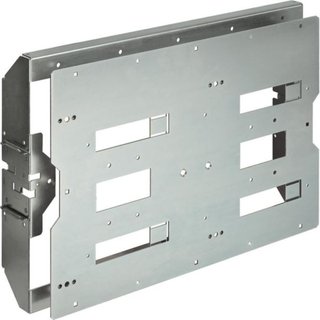 BTicino Fixing plate for 2 M160-250E fixed, plug-in and draw-out version vertical interlocked — 9531P/02I