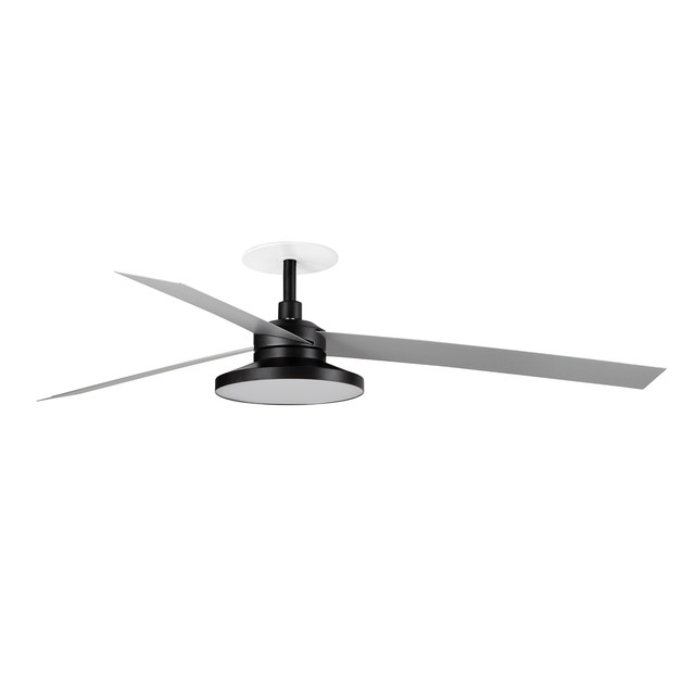 Faro Barcelona CRUISER RECESSED TAK XL Black/aluminium 3000K fan — 34287R2N — manufacturer representative image