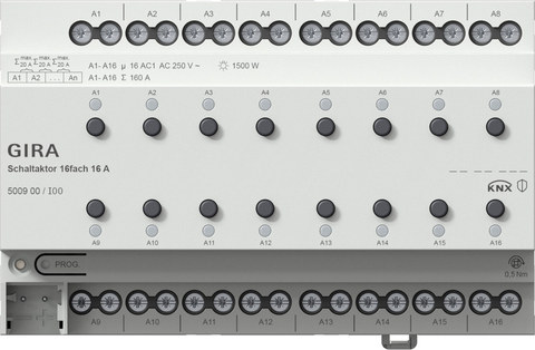Gira swit.act. 16-g 16 A KNX DRA — manufacturer representative image