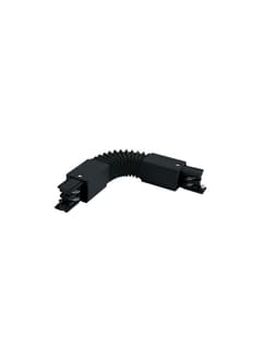 Zambelis 19430 FLEXIBLE CORNER FOR 3-PHASE TRACK BLACK 100-240V