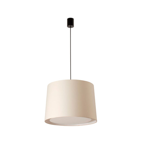 Faro Barcelona CONGA Black/beige pendant simple lamp 500 — manufacturer representative image