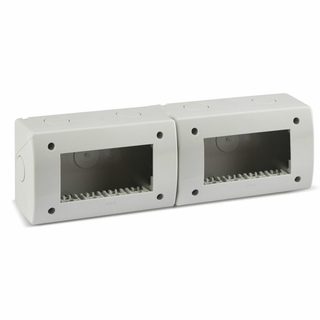 AVE ENCLOSURE RAL7035 IP40 8 (4+4)M — 44Q08