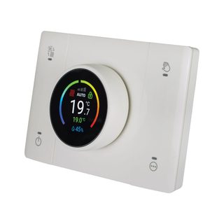 AVE SMART CONNECTED CHRONOTHERMOSTAT T44 WITH ROOM HUMIDITY DETECTION – MATT WHITE WHITEK — 446CRT-W