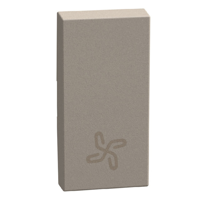 BTicino lightable key cover with key symbol, 1 module stone, rocker — YG4915F