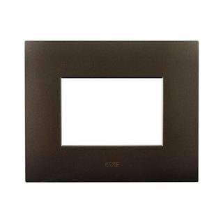 AVE SMART44 PLATE METAL MATT BRONZE – 3 MOD. — 44PSM3BRO