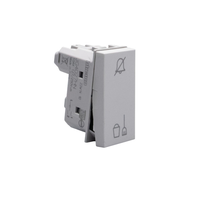 BTicino Hotel do not disturb / make up the room controls. Changeover switch. — JG4027HN
