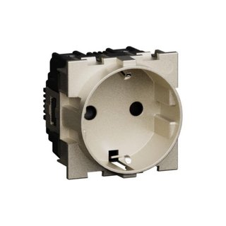 BTicino German standard socket 2 P+E 16 A 250 Va.c. — KC4141TR