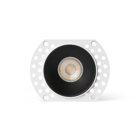 Faro Barcelona FLAC Black recessed trimless IP44 MR11 GU10 — manufacturer representative image