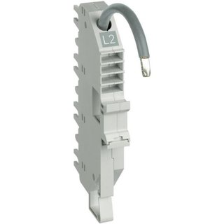 BTicino Base for top cable connection BTDIN 1P 1 module - In=63A - L2 - grey — TC63L2C