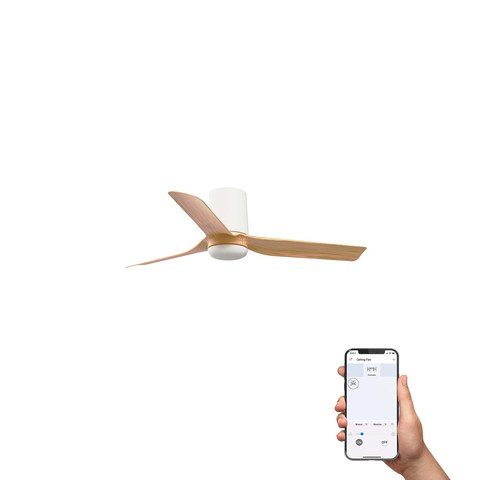 Faro Barcelona MINI PUNT TUB S White/maple fan TUYA — manufacturer representative image