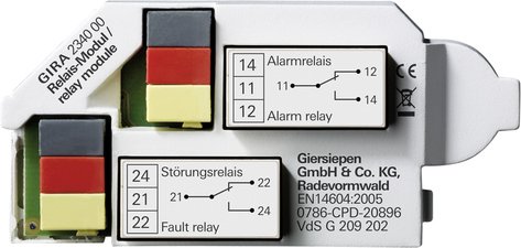 Gira Relay module for Dual smoke alarm device — 234000