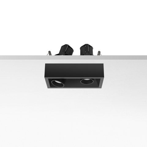 Flos Johnny 80 Semi-Recessed 2L Square — manufacturer representative image