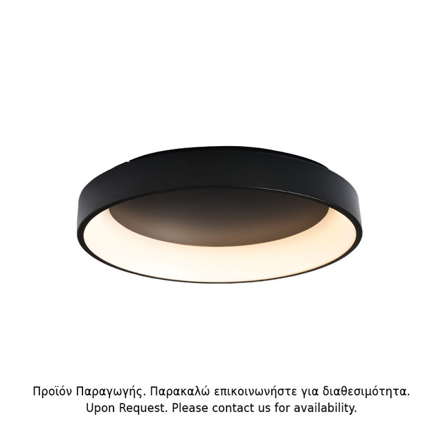 ACA Lighting CEILING LIGHT LED 73W DIMMER CCT 5450LM BLACK METAL D78XH14CM APOLLO — BR81LEDC78BKCCTD