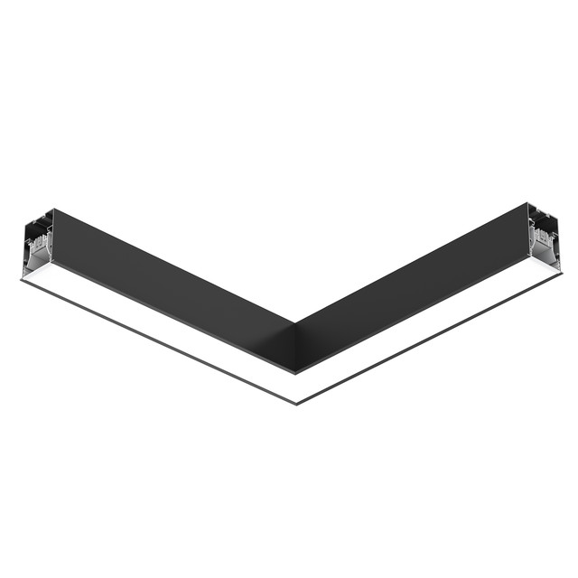 Flos In-Finity 70 Recessed Trim Flat Corner 3000K General Lighting — N70TFC3G14B — manufacturer representative image