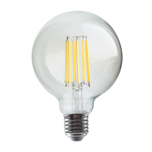 ACA Lighting LED FILAMENT E27 G95 12W 2700K 230V AC 1540LM RA80 30000H 360° — PALA9512WW — manufacturer representative image