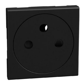 BTicino Cover for French standard socket outlets Y4142AF, Y4142M2AF and Y4142M3AF - dark — YD4942AF
