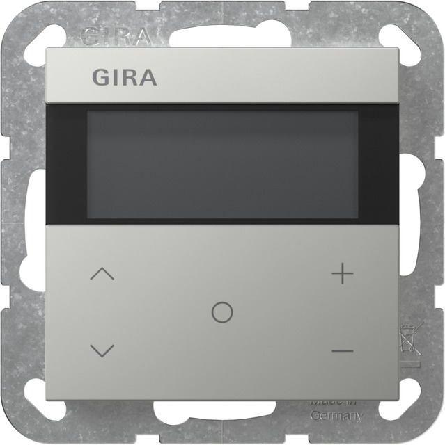 Gira room climate sens.HVAC Komfort KNX System 55 stainl.steel(lac.) — 2007600 — manufacturer representative image