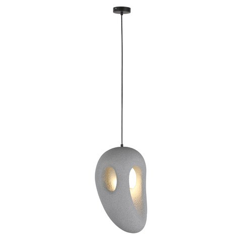 ACA Lighting PENDANT LAMP IRON+ POLYSTYRENE (PS) GREY 1*E27 60W IP20 D270*H1500 — manufacturer representative image