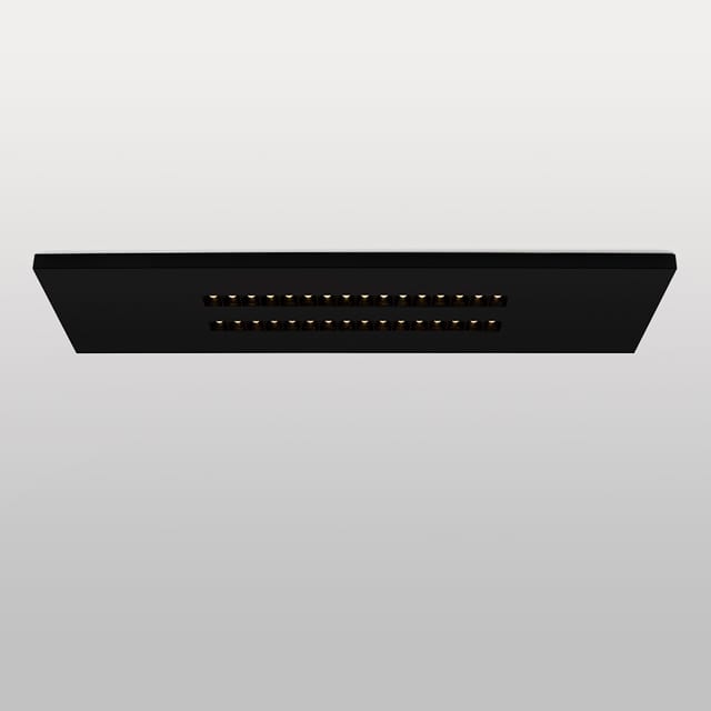 Artemide A.39 Refractive - Recessed - 1200x300 - 3000K - Dimmable DALI - Black — CD010104