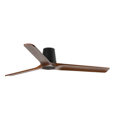 Faro Barcelona HEYWOOD TUB L Ceiling fan black/walnut — manufacturer representative image