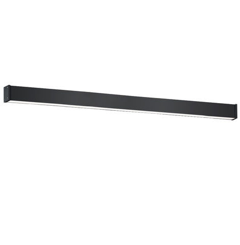 Viokef Linear Ceiling L2400 3000K Black Dim. Station Ultra IP67 — manufacturer representative image