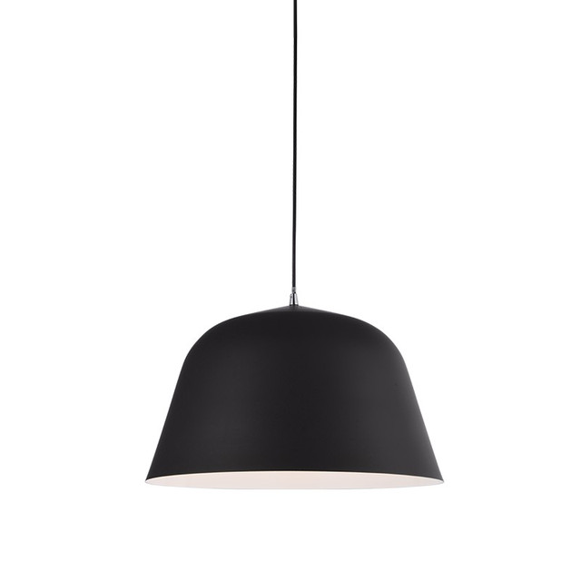 ACA Lighting PENDANT 1XE27 METALBLACK Φ40ΧΗ120CM PALLADA — OD8072BK