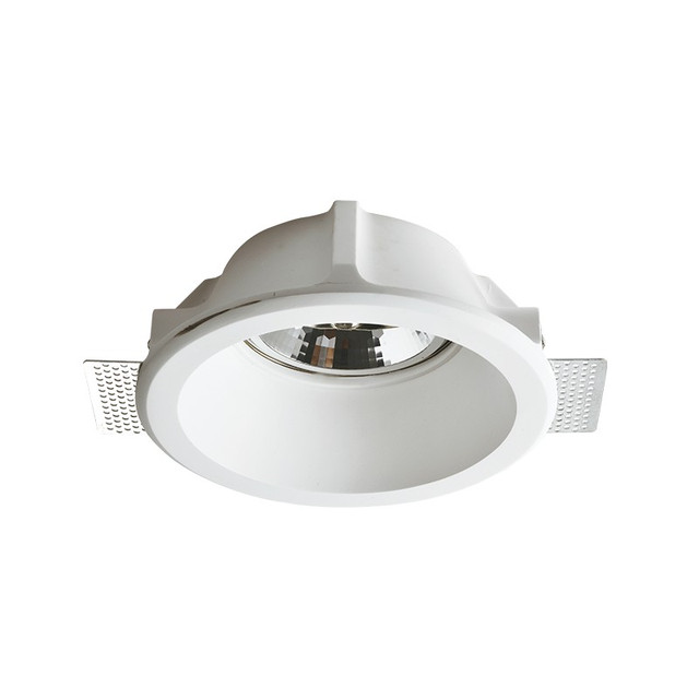 ACA Lighting ROUND GYPSUM TRIMLESS SPOT LUMINAIRE ABBY AR111 GU10 — G90151C
