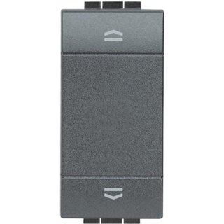BTicino Pushbutton double (1P/NO)+(1P/NO) interlocked 10A 250 Vac — L4037N