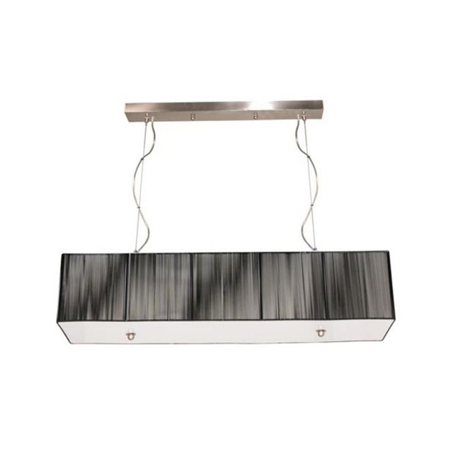 ACA Lighting NETTO CLAVIOUS SUSPENDED 4X60W E27 BLACK — 4P1000BK