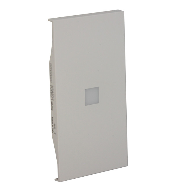 BTicino Lightable cover, 2 modules - high brightness. For devices item K4672M2L and item K4652M2. White — KW01MH2X
